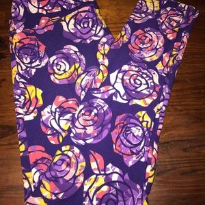 EUC Disney Roses "Unicorn" Leggings